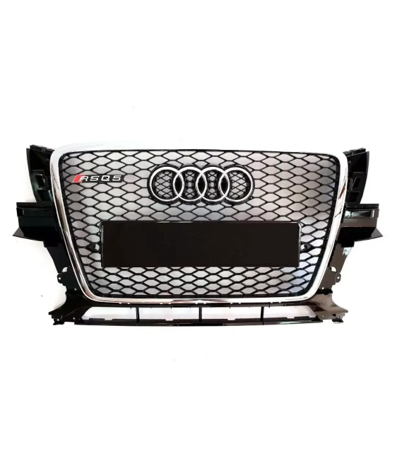 - Audi - Pour Audi Q5 8R 2008-2012 Grille de calandre en nid d'abeille RSQ5 Chrome - 1 - Améliorez votre Audi Q5 8R (2008-2012) - Audi - Pour Audi Q5 8R 2008-2012 Grille de calandre en nid d'abeille RSQ5 Chrome - 1 - Améliorez votre Audi Q5 8R (2008-2012)