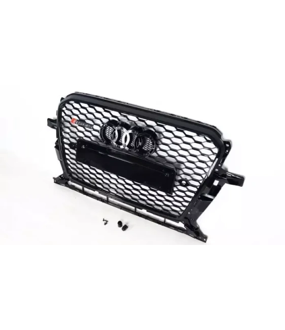 - Audi - Para Audi Q5 8R 2008-2012 Honeycomb parrilla delantera en RSQ5 Negro Style - 2 - Mejore su Audi Q5 8R (2008-2012) con - Audi - Para Audi Q5 8R 2008-2012 Honeycomb parrilla delantera en RSQ5 Negro Style - 2 - Mejore su Audi Q5 8R (2008-2012) con