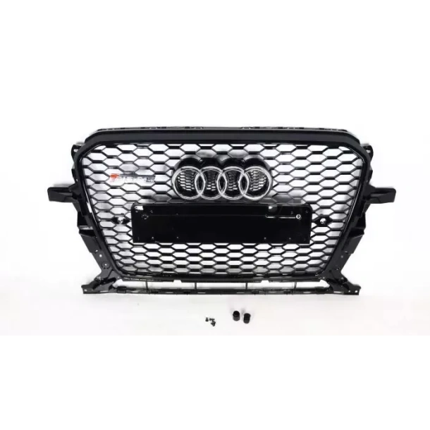 - Audi - For Audi Q5 8R 2008-2012 Honeycomb grille front grille in RSQ5 Black Style - 1 - Enhance your Audi Q5 8R (2008-2012) w - Audi - For Audi Q5 8R 2008-2012 Honeycomb grille front grille in RSQ5 Black Style - 1 - Enhance your Audi Q5 8R (2008-2012) w