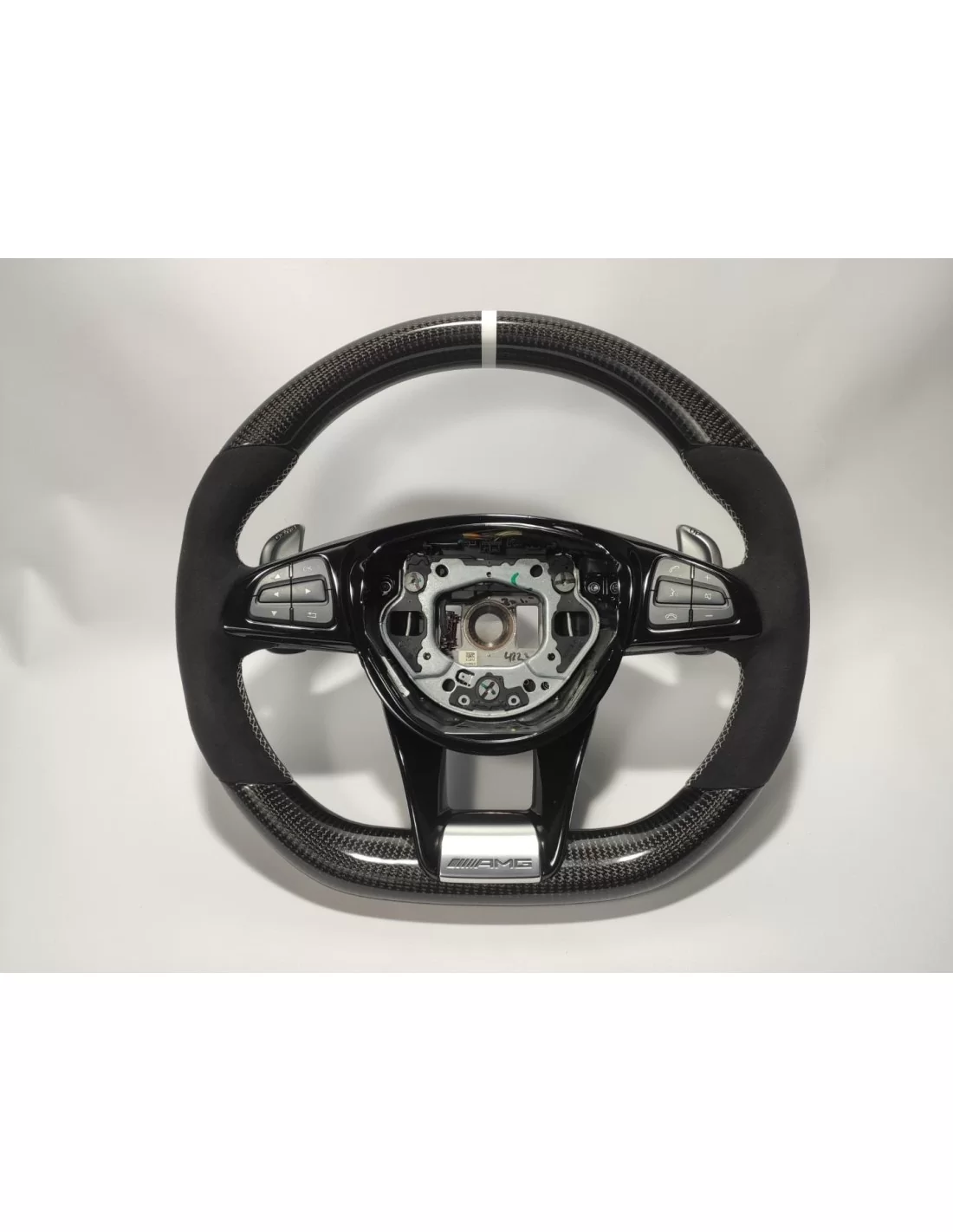 - Steering Wheels - Mercedes-Benz A B S V CLA GLA GLE GLS GLC Volante Carbono Alcantara - 2 - Comprar Mercedes-Benz A B S V GLE - Steering Wheels - Mercedes-Benz A B S V CLA GLA GLE GLS GLC Volante Carbono Alcantara - 2 - Comprar Mercedes-Benz A B S V GLE