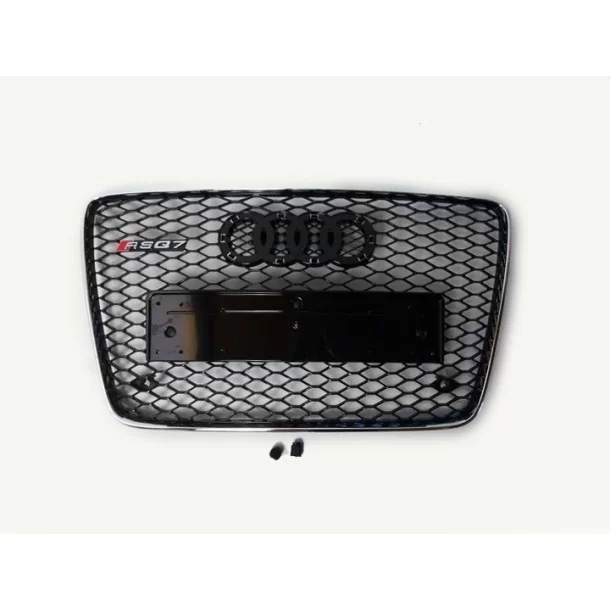  - Audi - Audi Q7 4L 2006-2015 Grill samochodowy Kratka przednia RSQ7 Chrome - 1 - Zmodernizuj swoje Audi Q7 4L (2006-2015) za p