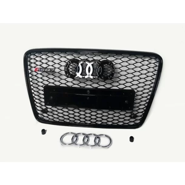  - Audi - Audi Q7 4L 2006-2015 Grill Frontgrill RSQ7 Schwarz - 1 - Rüsten Sie Ihren Audi Q7 (2006-2015) mit dem eleganten schwar