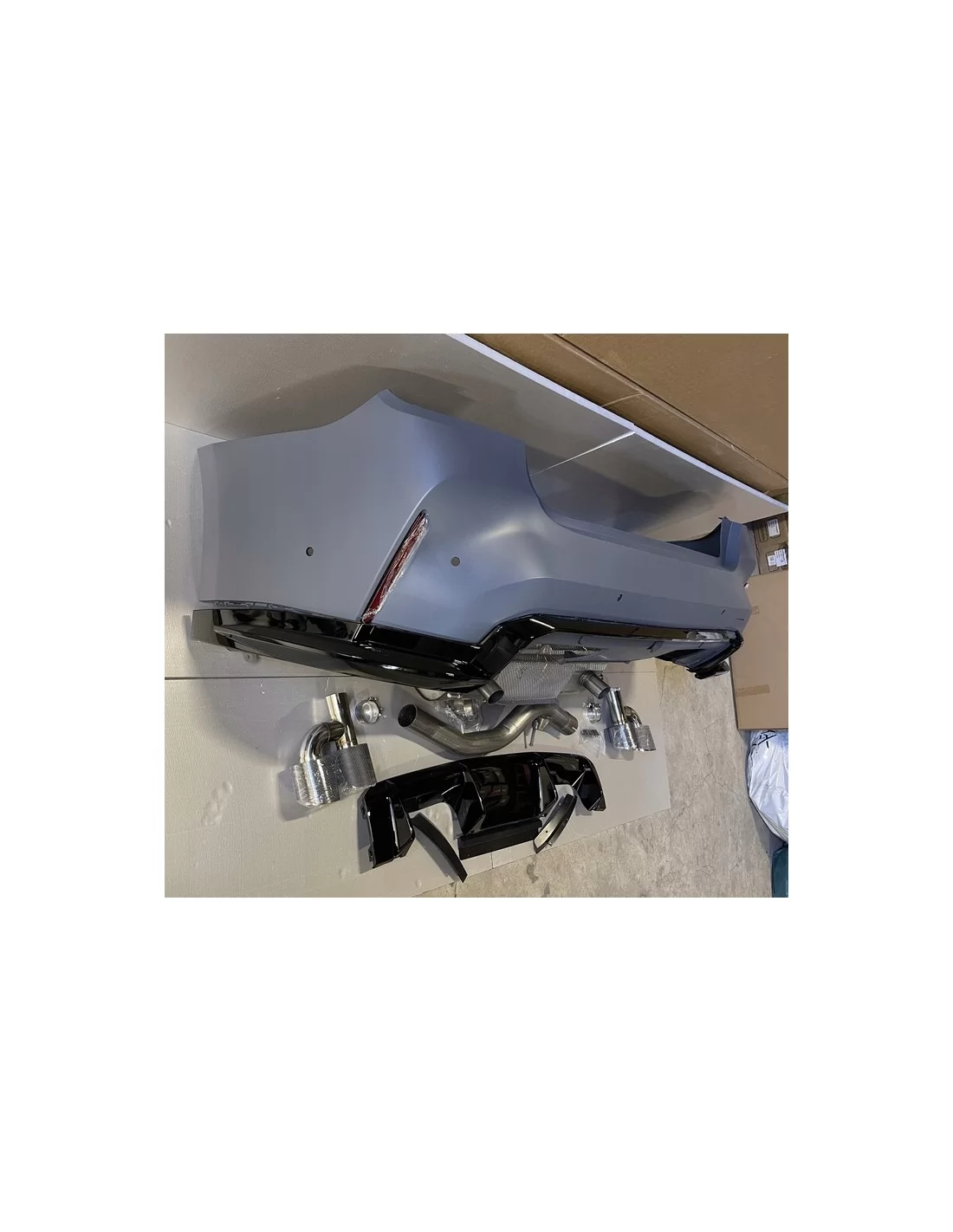 - BMW - Задній бампер + вихлоп для BMW G20 в стилі M3 - 5 - Оновіть свій BMW G20 заднім бампером та вихлопною трубою у стилі M3  - BMW - Задній бампер + вихлоп для BMW G20 в стилі M3 - 5 - Оновіть свій BMW G20 заднім бампером та вихлопною трубою у стилі M3