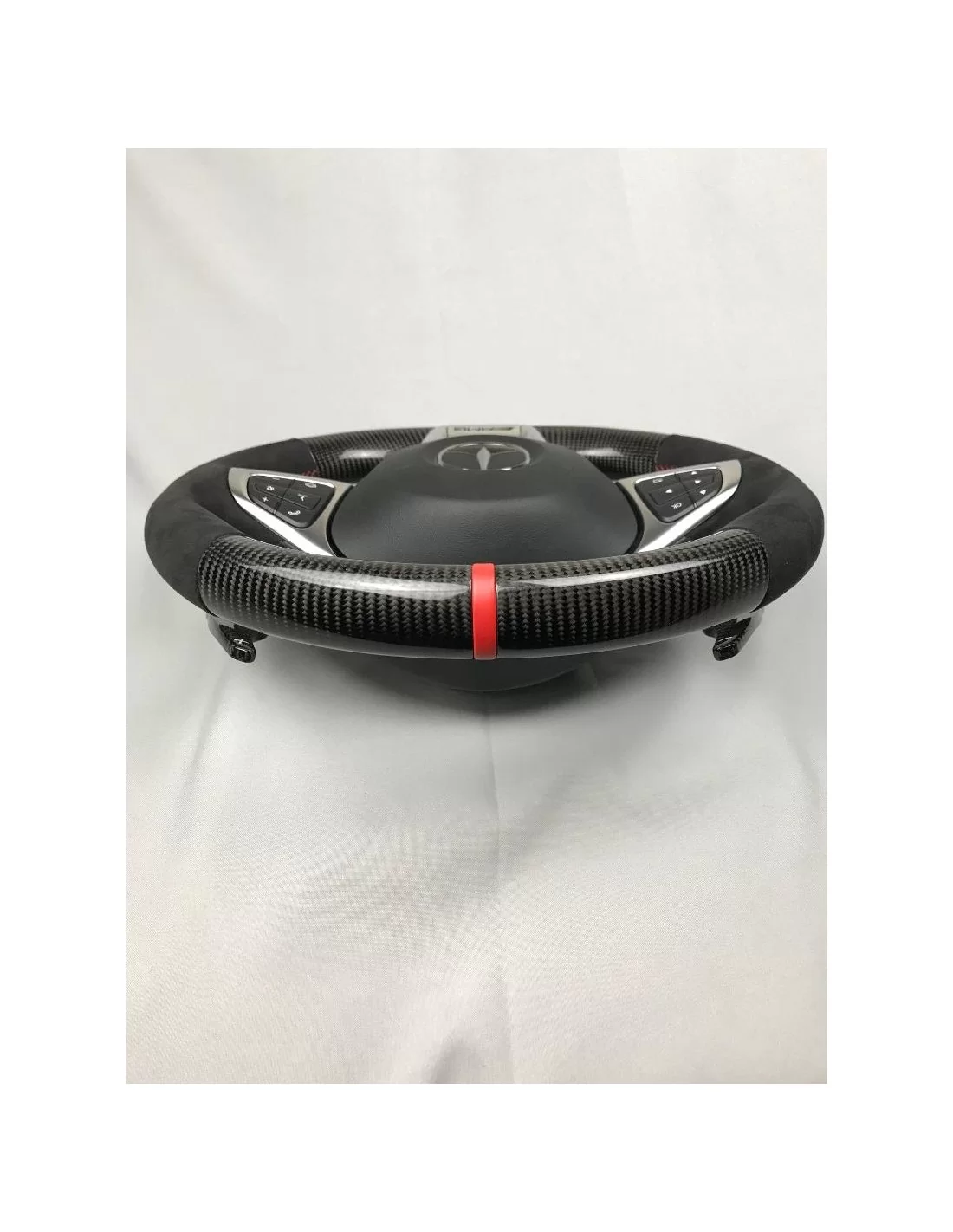  - Steering Wheels - AMG Mercedes-Benz W205 W213 Classe C Classe E Volante original Carbono Alcantara - 10 - Transforme o seu Me