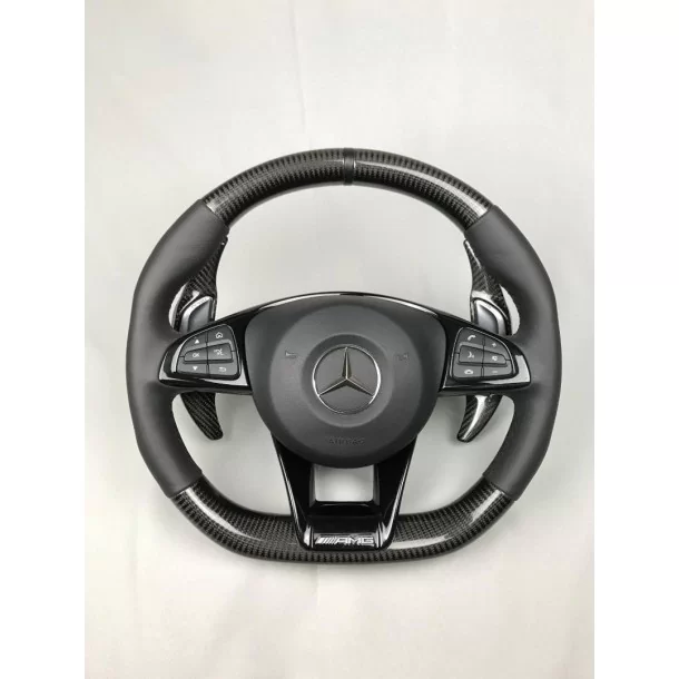  - Volant - Volant AMG en fibre de carbone pour Mercedes-Benz Classe C Classe E W205 W213 W463 - 1 - Acheter Volant AMG en fibre