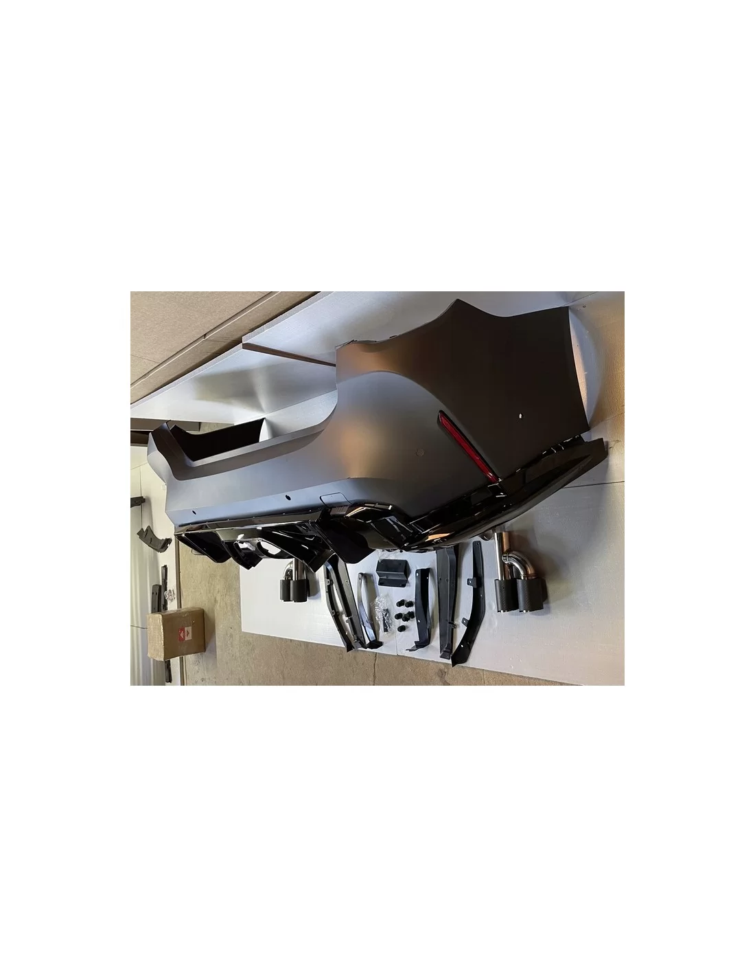 - BMW - Rear bumper + exhaust bmw g22 style M4 - 8 - Transform your BMW G22 with our M4 style rear bumper and exhaust! Elevate - BMW - Rear bumper + exhaust bmw g22 style M4 - 8 - Transform your BMW G22 with our M4 style rear bumper and exhaust! Elevate