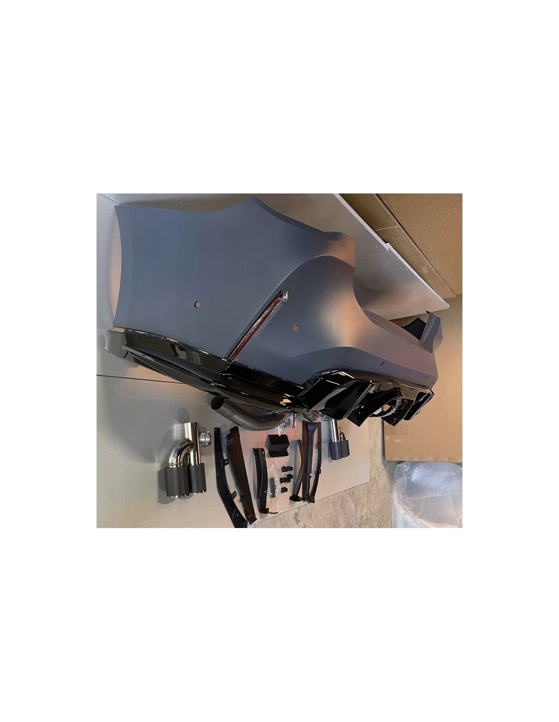 - BMW - Rear bumper + exhaust bmw g22 style M4 - 10 - Transform your BMW G22 with our M4 style rear bumper and exhaust! Elevate - BMW - Rear bumper + exhaust bmw g22 style M4 - 10 - Transform your BMW G22 with our M4 style rear bumper and exhaust! Elevate