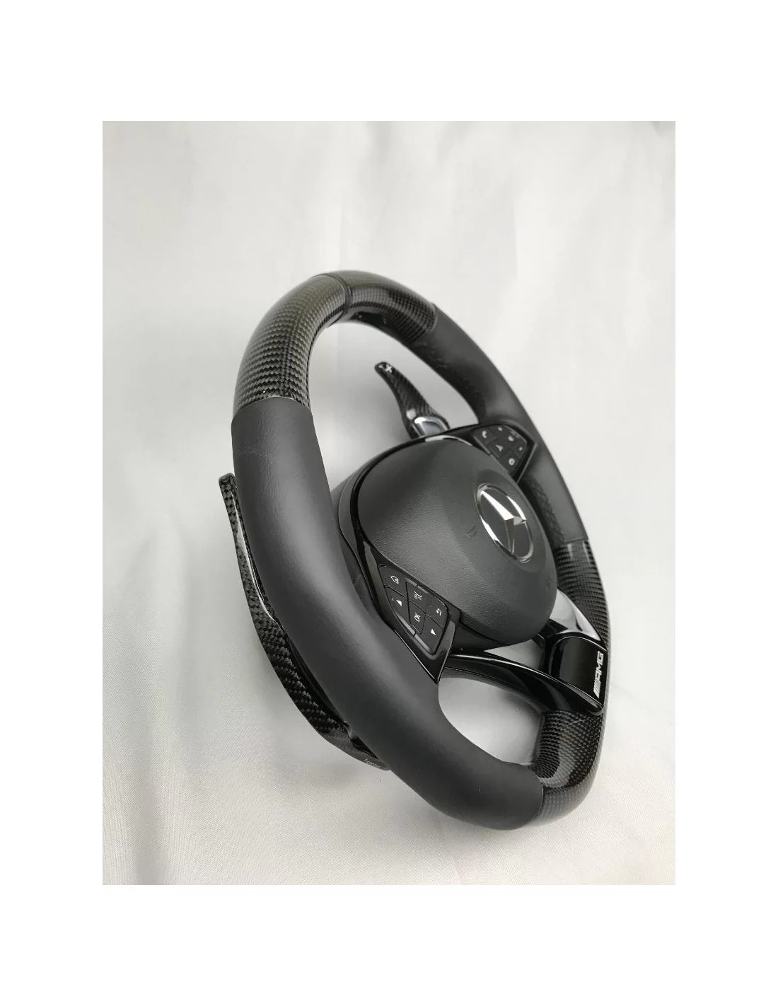  - Steering Wheels - Kierownica AMG z włókna węglowego do Mercedes-Benz Klasa C Klasa E W205 W213 W463 - 3 - Kierownica AMG z wł