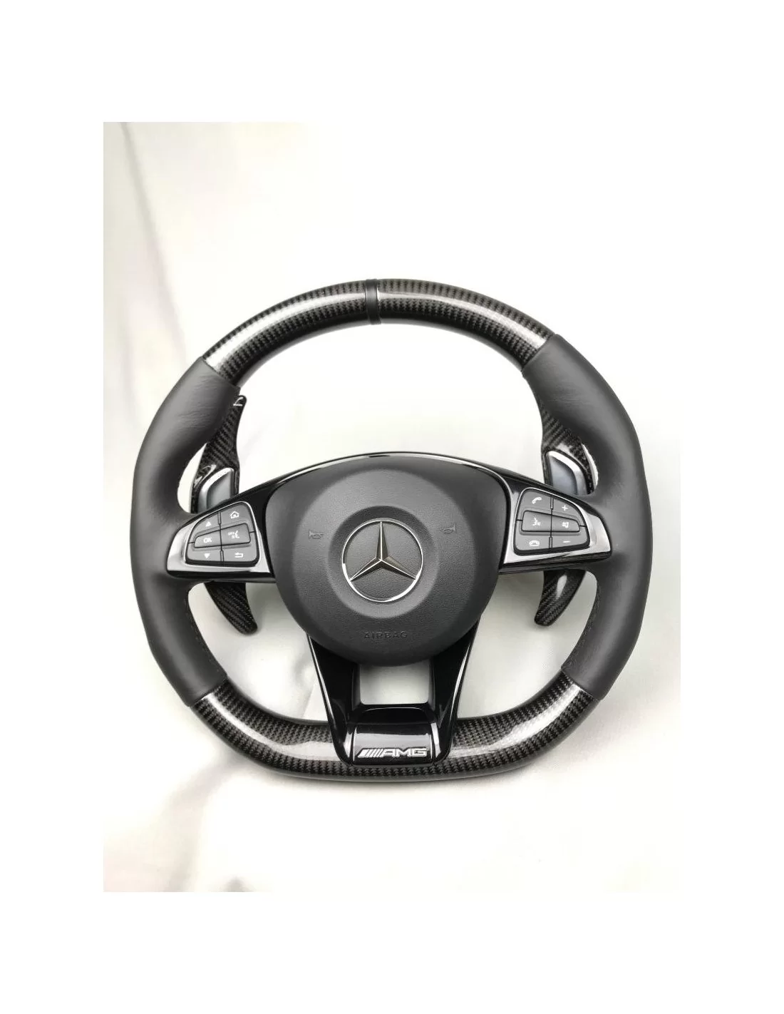  - Steering Wheels - Kierownica AMG z włókna węglowego do Mercedes-Benz Klasa C Klasa E W205 W213 W463 - 5 - Kierownica AMG z wł