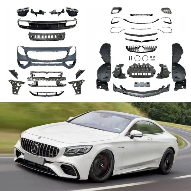  - Mercedes-Benz - Conjunto de kits de carroçaria para S-Coupe C217 2015-2019 com atualização para s63 AMG - 1 - Comprar Conjunt