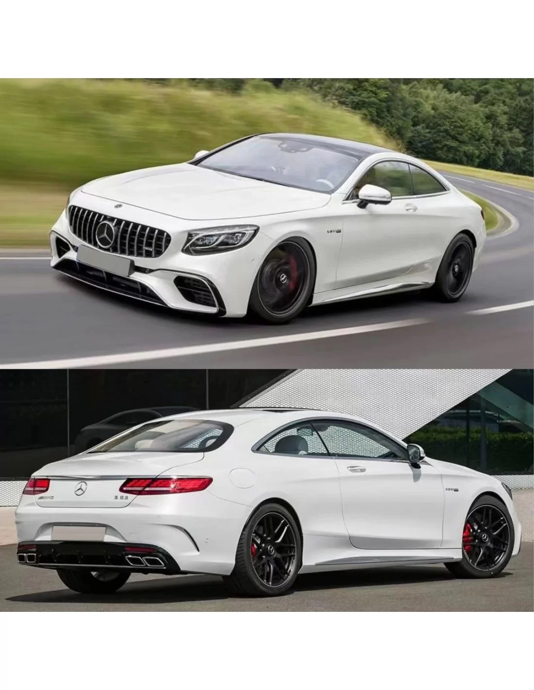  - Mercedes Benz - Karosseriebausatz für S-Coupe C217 2015-2019 Upgrade auf s63 AMG - 3 - Body Kit Set für S-Coupe C217 2015-201