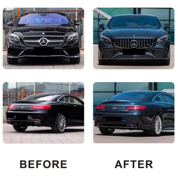  - Mercedes Benz - Karosseriebausatz für S-Coupe C217 2015-2019 Upgrade auf s65 AMG - 1 - Body Kit Set für S-Coupe C217 2015-201