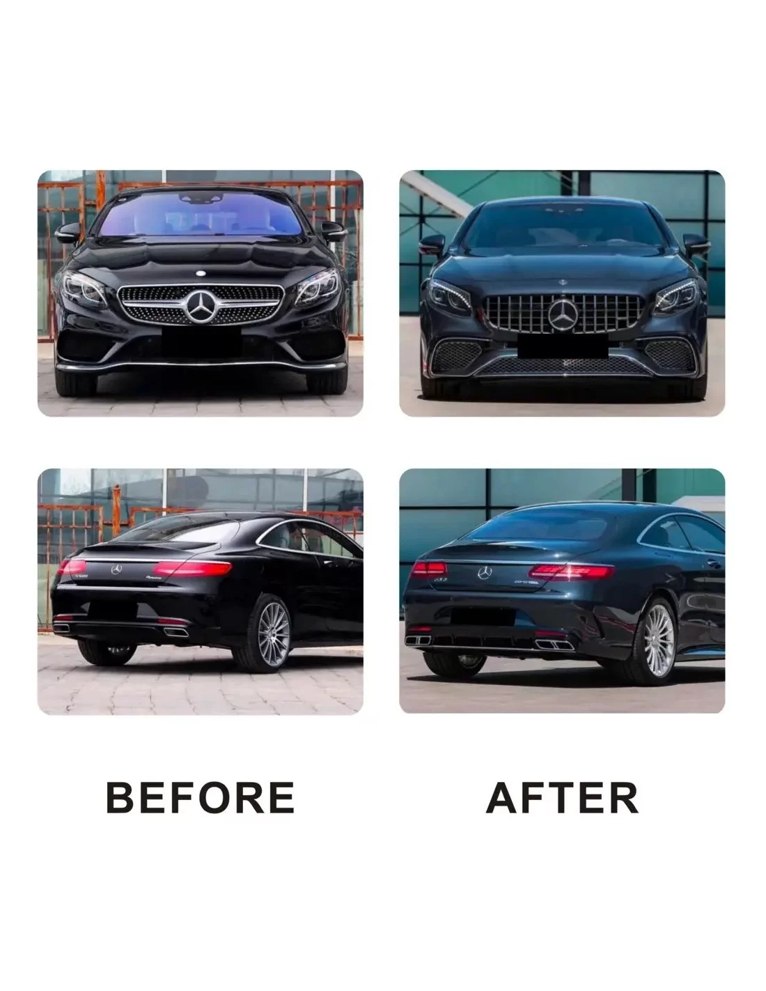  - Mercedes-Benz - 用于 S-Coupe C217 2015-2019 升级至 s65 AMG 的车身套件套装 - 1 - 在 Tuneverse 购买 2015-2019 S-Coupe C217 车身套件套装，升级至 S65 AMG！