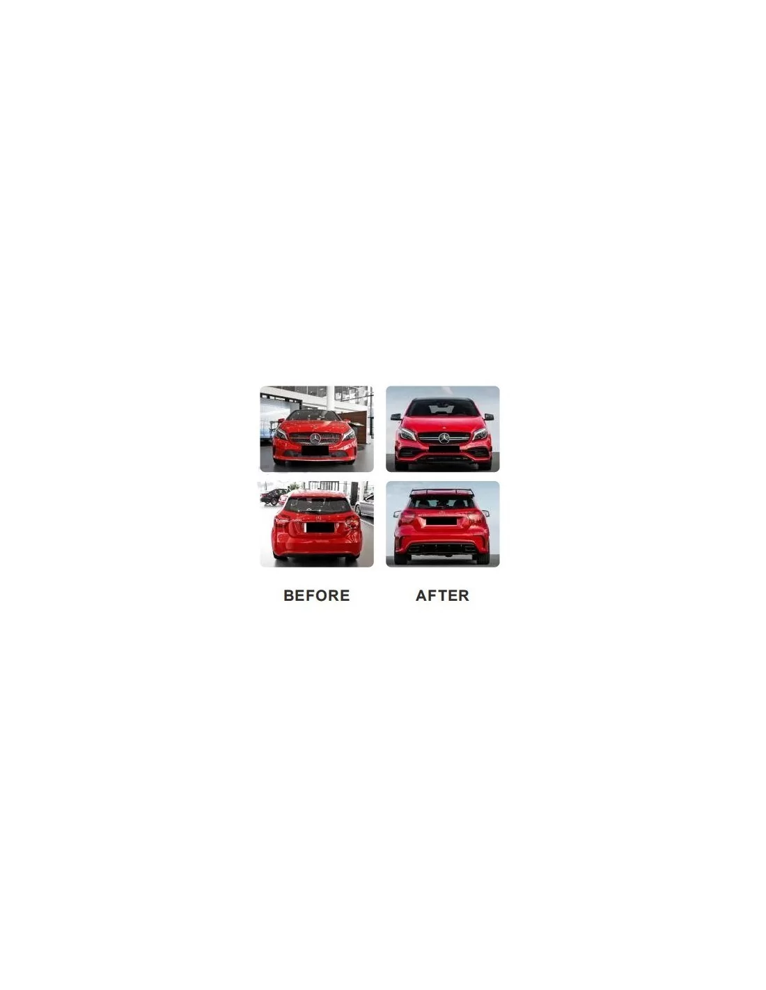  - Mercedes Benz - A45 AMG Karosseriebausatz für Mercedes W176 - 2 - Veredeln Sie Ihren Mercedes W176 mit dem A45 AMG Body Kit S