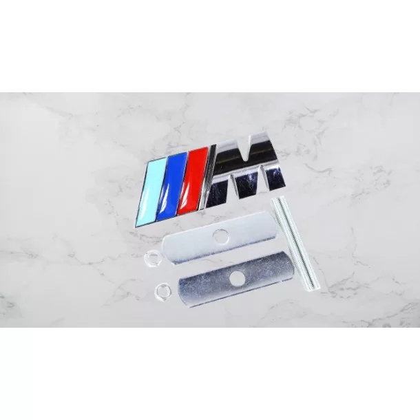  - Logos & Emblems - 宝马 "M "格栅徽标 - 1 - 用我们的宝马 "M "格栅徽标展示您的风格！为您的爱车增添运动气息的完美选择！❄️