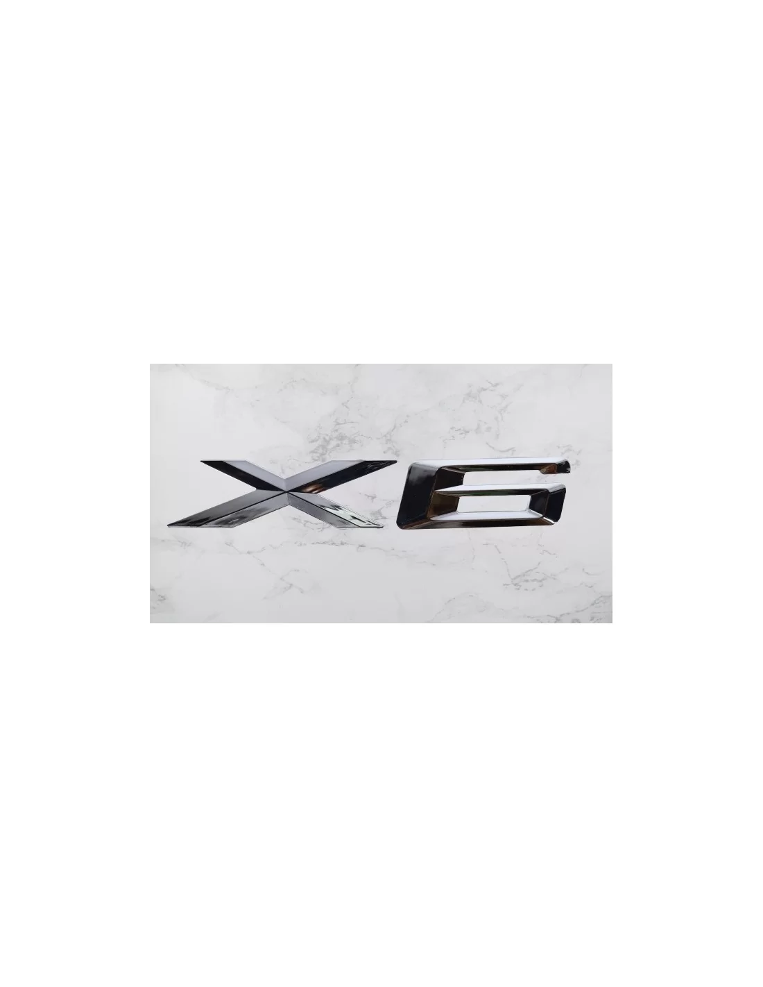  - logo & Emblems - Emblemat BMW X6 - 2 - Ulepsz swoje BMW za pomocą naszego emblematu premium X6, aby uzyskać elegancki i dopra