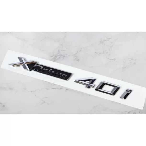  - logo & Emblems - Emblème BMW 40i - 1 - Transformez votre BMW avec notre emblème 40i pour une apparence élégante et sophistiqu
