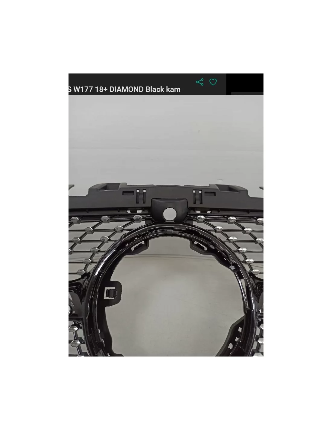  - Mercedes-Benz - Voorgrille Diamond Black camera Fit MERCEDES A-CLASS W177 18+ - 4 - Verfraai je Mercedes A-Klasse W177 (2018+