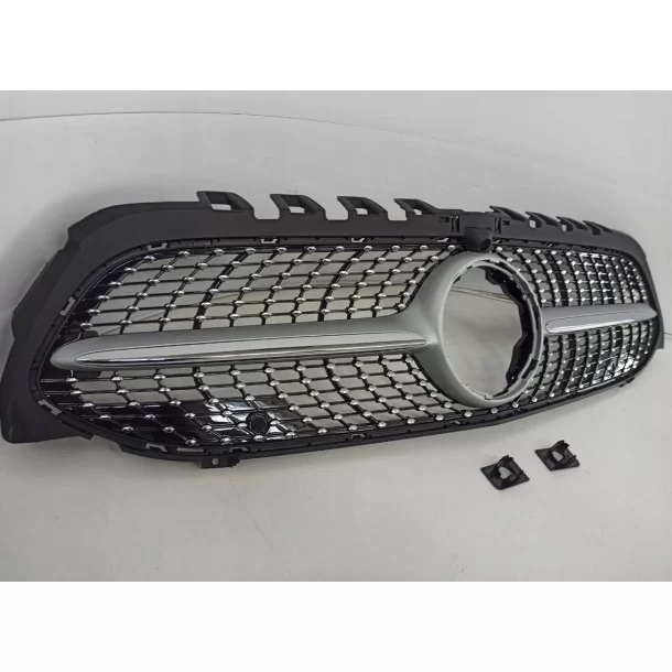  - Mercedes Benz - Frontgrill Diamant Silber Kamera passend für MERCEDES A-CLASS W177 - 3 - Veredeln Sie Ihre Mercedes A-Klasse 
