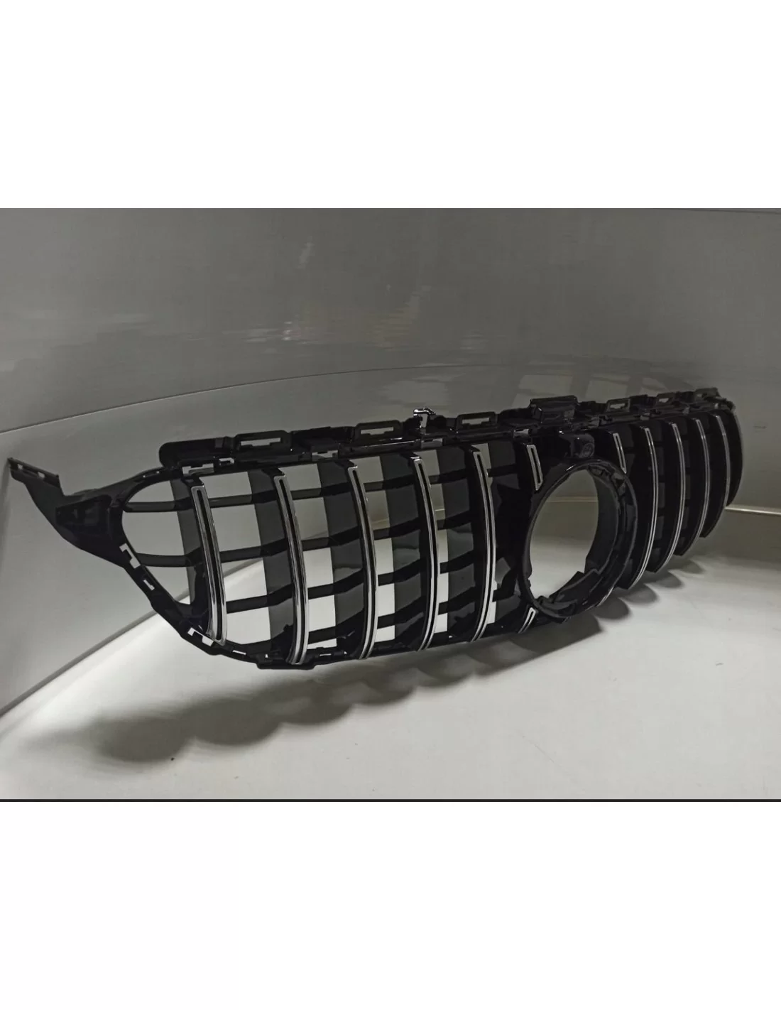 - Mercedes-Benz C-Class 2019+ (W205) - Front Grill GT chrome black camera Fit for MERCEDES C W205 - 3 - Enhance your Mercedes   - Mercedes-Benz C-Class 2019+ (W205) - Front Grill GT chrome black camera Fit for MERCEDES C W205 - 3 - Enhance your Mercedes