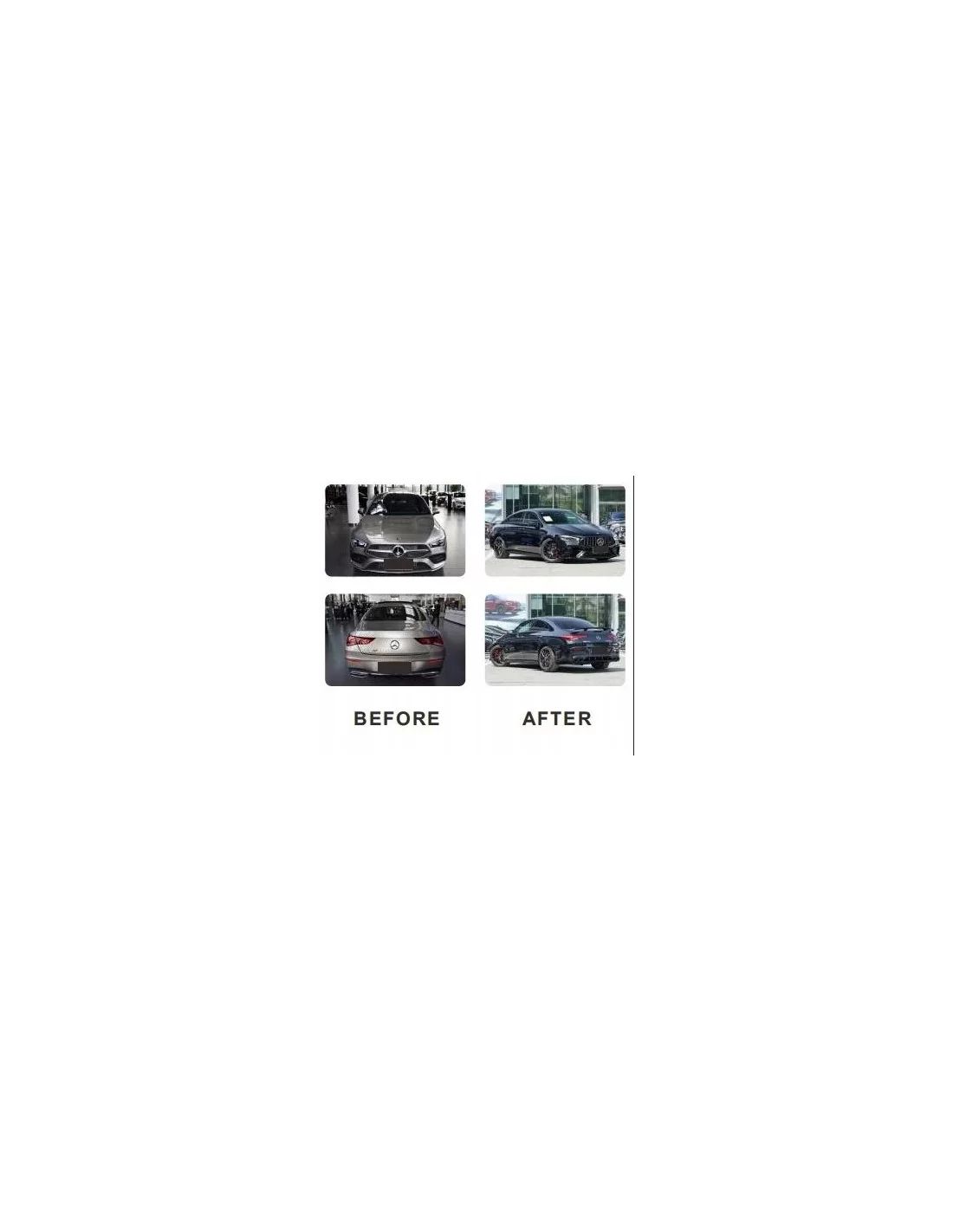 - Mercedes Benz - Bodykit CLA45 AMG für Mercedes CLA-Klasse CLA C118 2019-2023 - 1 - Verwandeln Sie Ihre Mercedes CLA-Klasse C1 - Mercedes Benz - Bodykit CLA45 AMG für Mercedes CLA-Klasse CLA C118 2019-2023 - 1 - Verwandeln Sie Ihre Mercedes CLA-Klasse C1