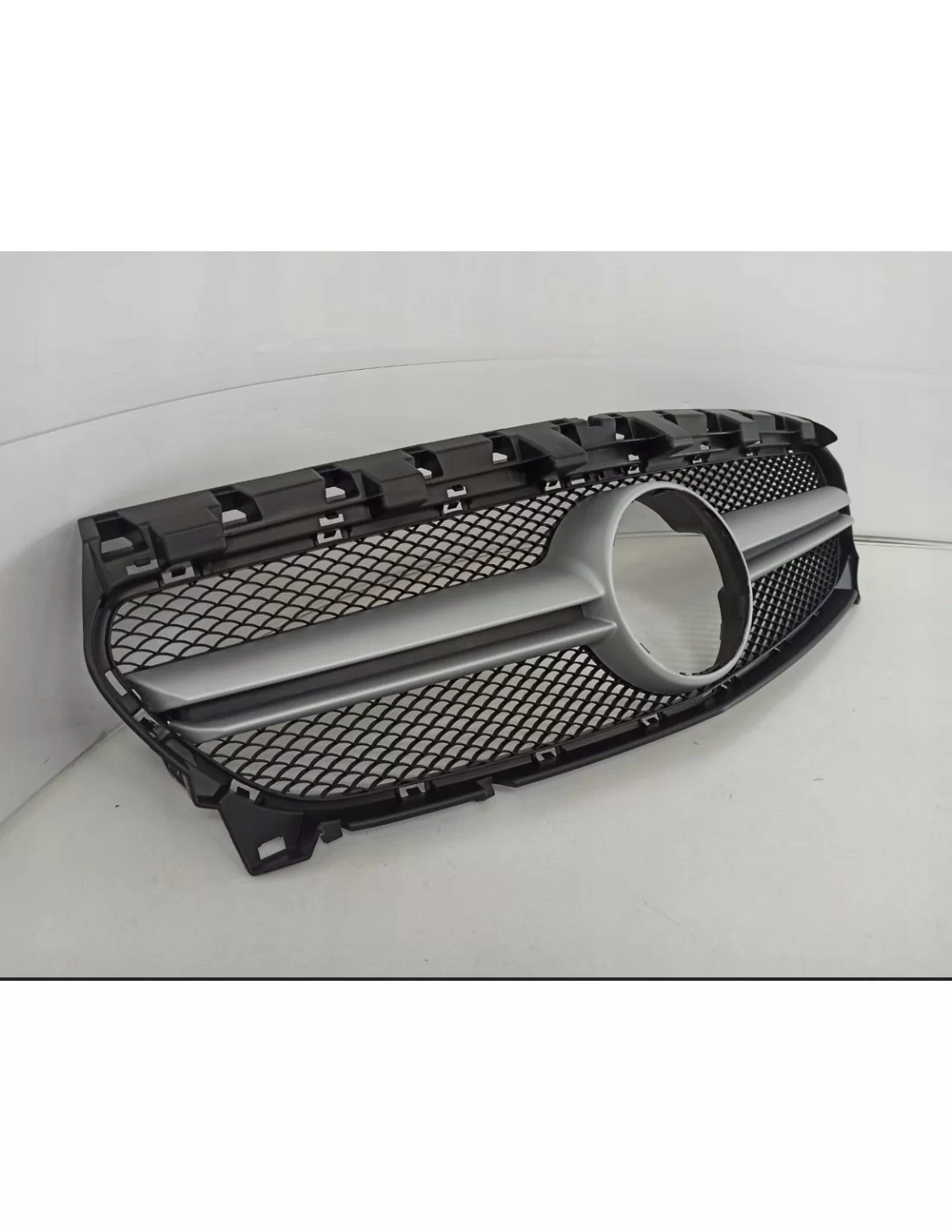 - Mercedes-Benz - Front Grill AMG mat chrome for MERCEDES CLA W117 2016+ - 4 - Enhance your Mercedes CLA W117 (2016+) with this - Mercedes-Benz - Front Grill AMG mat chrome for MERCEDES CLA W117 2016+ - 4 - Enhance your Mercedes CLA W117 (2016+) with this