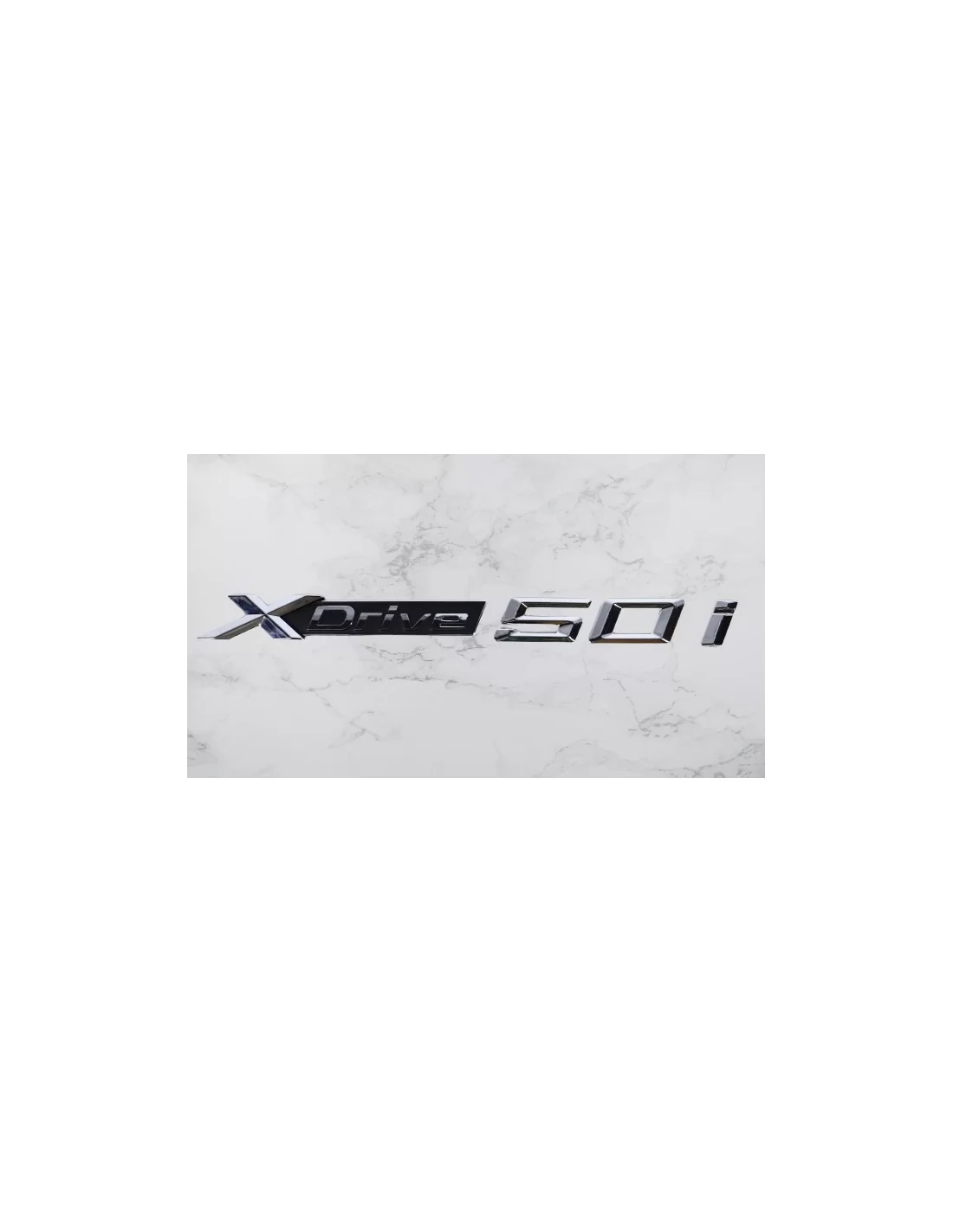  - logo & Emblems - Emblème BMW 50i - 3 - Affichez votre style avec notre emblème BMW 50i de haute qualité ! Idéal pour remplace