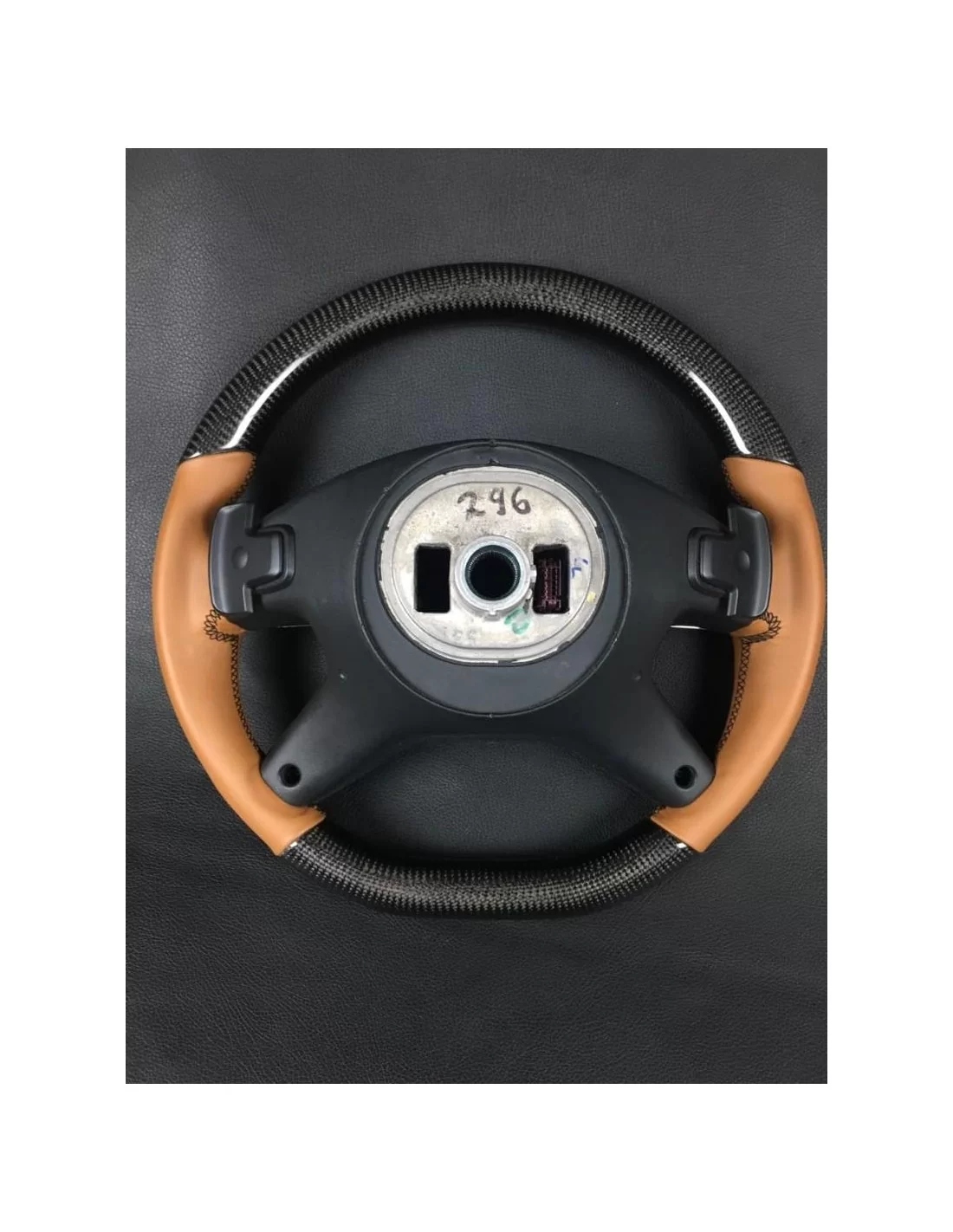  - Volante - Volante de fibra de carbono para Mercedes-Benz Clase G Clase E GL ML W463 W166 W212 Cuero - 1 - ¡Comprar Volante de