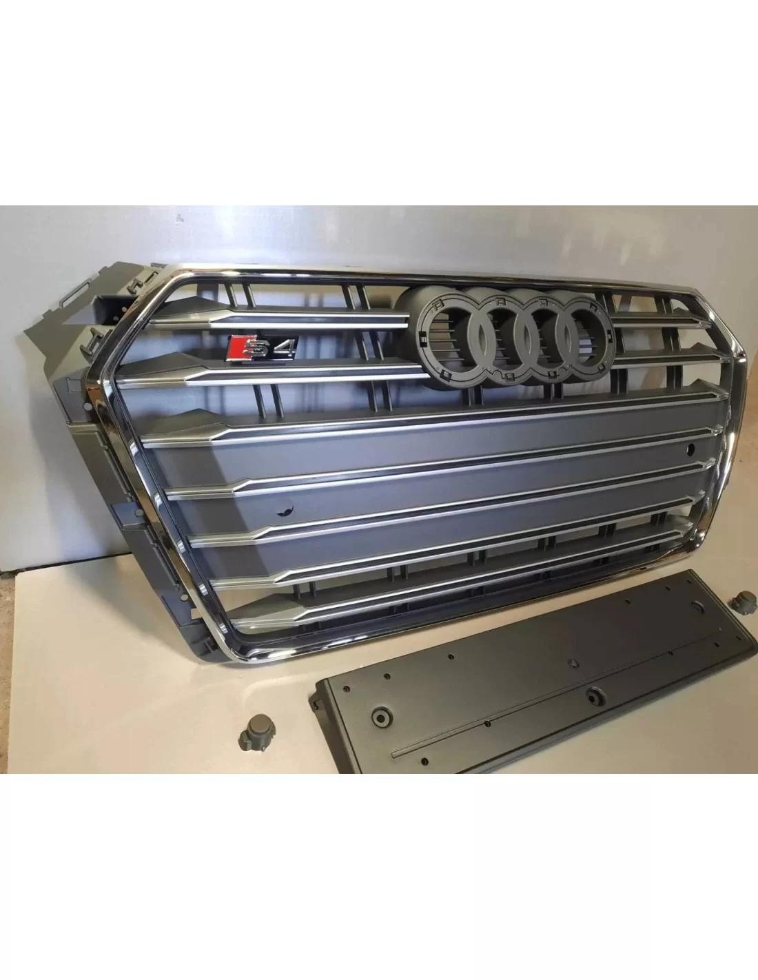 Audi A4 B9 2015-2019 radiator grille in S4 grey style Home, Audi, Audi A4 2015-2019 (B9) Audi Audi A4 B9 2015-2019 radiator grille in S4 grey style Home, Audi, Audi A4 2015-2019 (B9) Audi