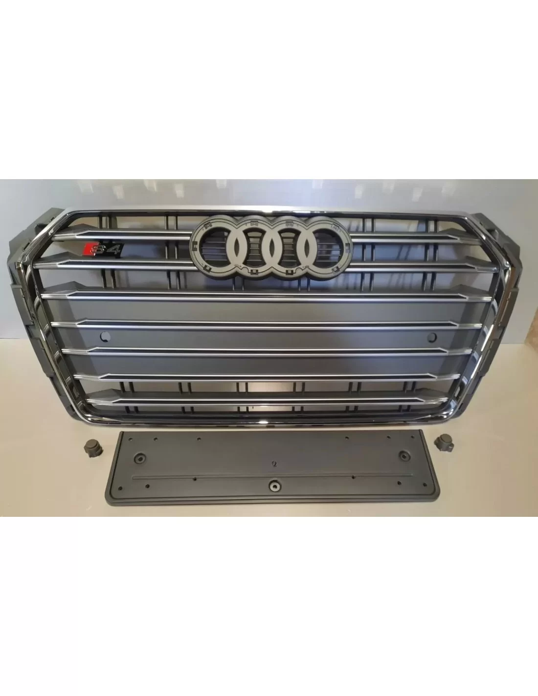 Audi A4 B9 2015-2019 radiator grille in S4 grey style Home, Audi, Audi A4 2015-2019 (B9) Audi Audi A4 B9 2015-2019 radiator grille in S4 grey style Home, Audi, Audi A4 2015-2019 (B9) Audi