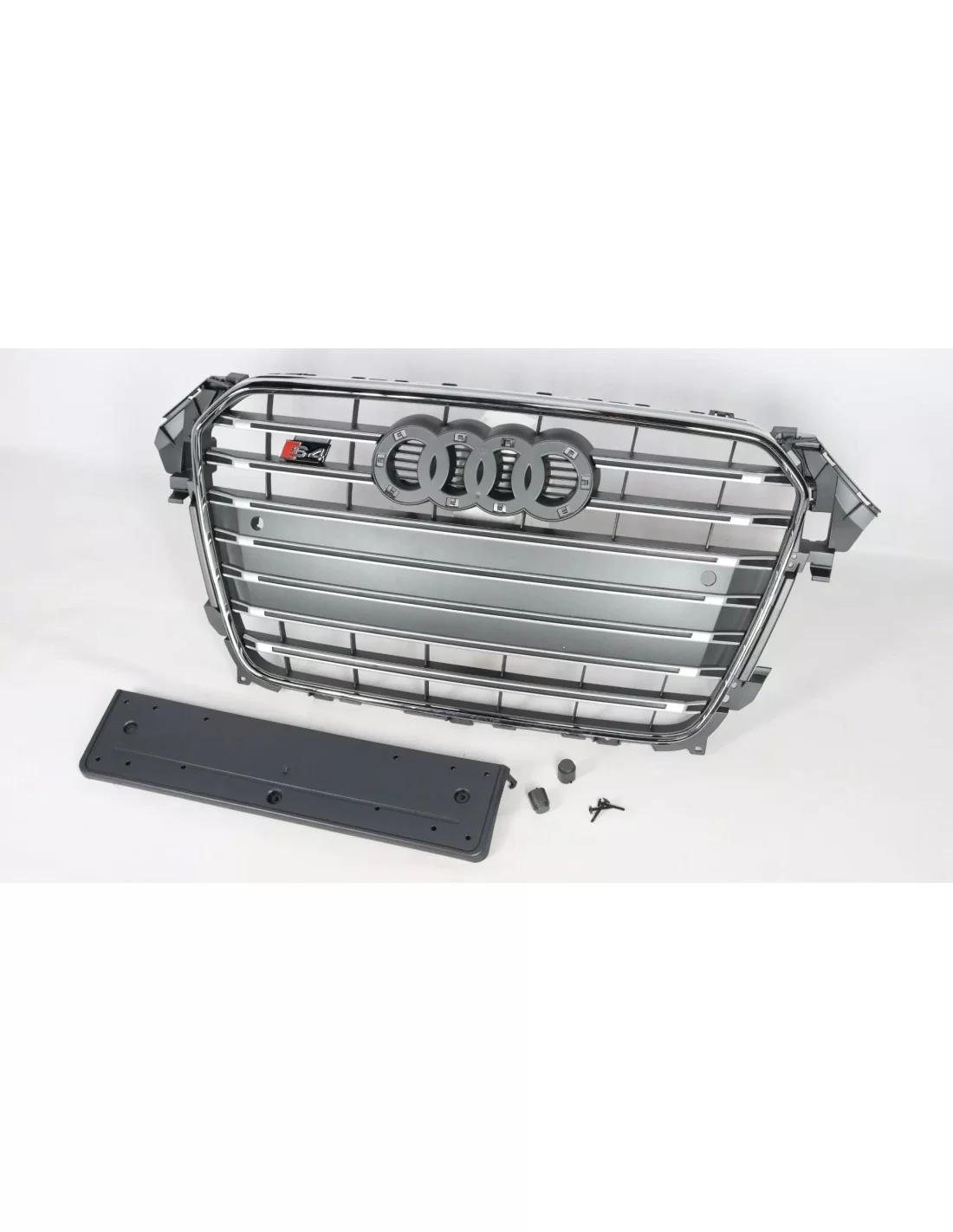 アウディA4 B8 2012-2015 S4グレースタイルのラジエーターグリル ホーム, Audi, Audi A4 2011-2015 (B8) Audi