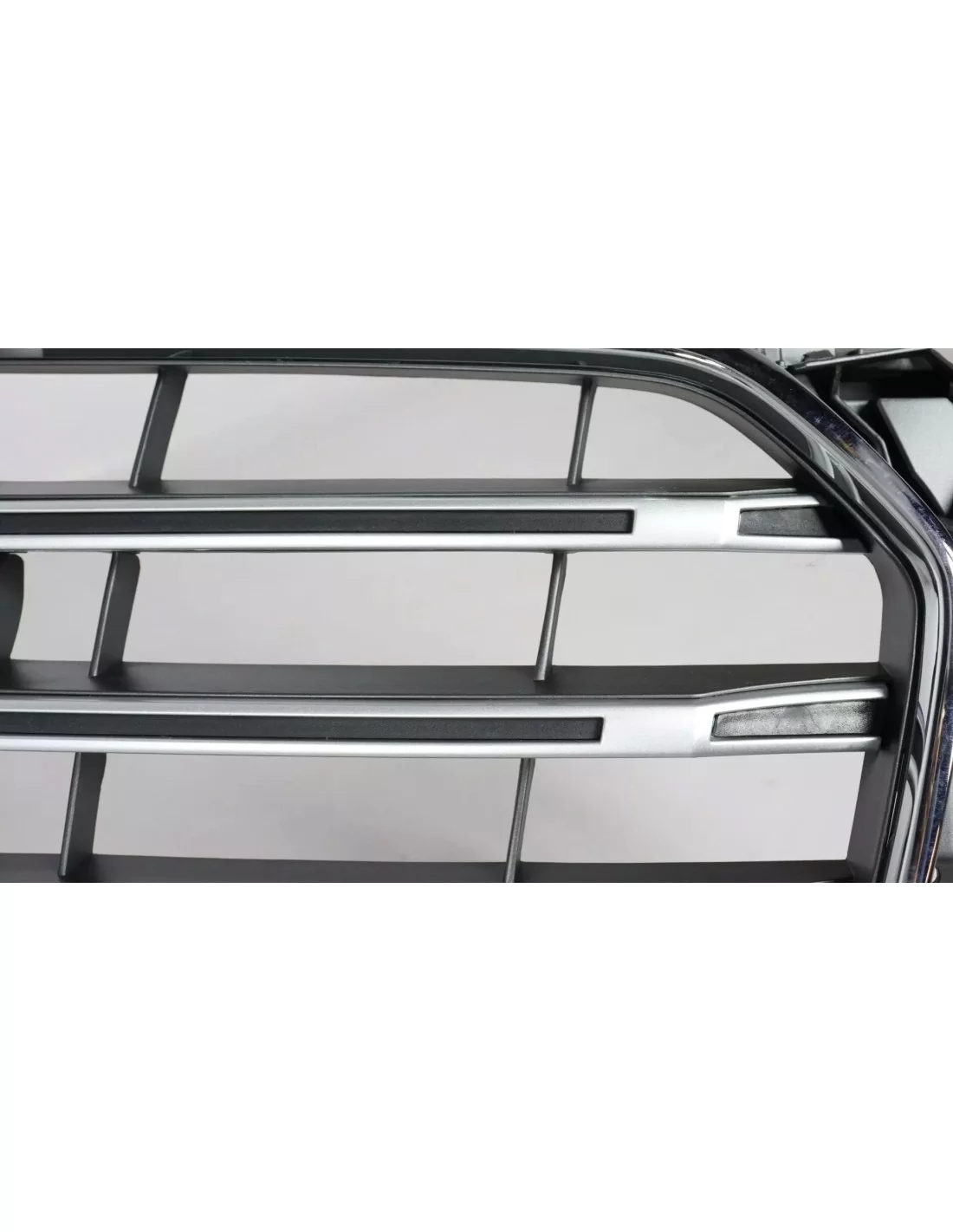 Решітка радіатора Audi A4 B8 2012-2015 в стилі S4 сірого кольору Головна, Audi, Audi A4 2011-2015 (B8) Audi