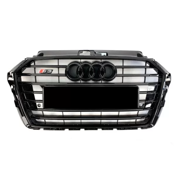  - Головна - Решітка радіатора Audi A3 2016-2020 в стилі S3 Black - 2 - Купуйте решітку радіатора Audi A3 2016-2020 в стилі S3 B
