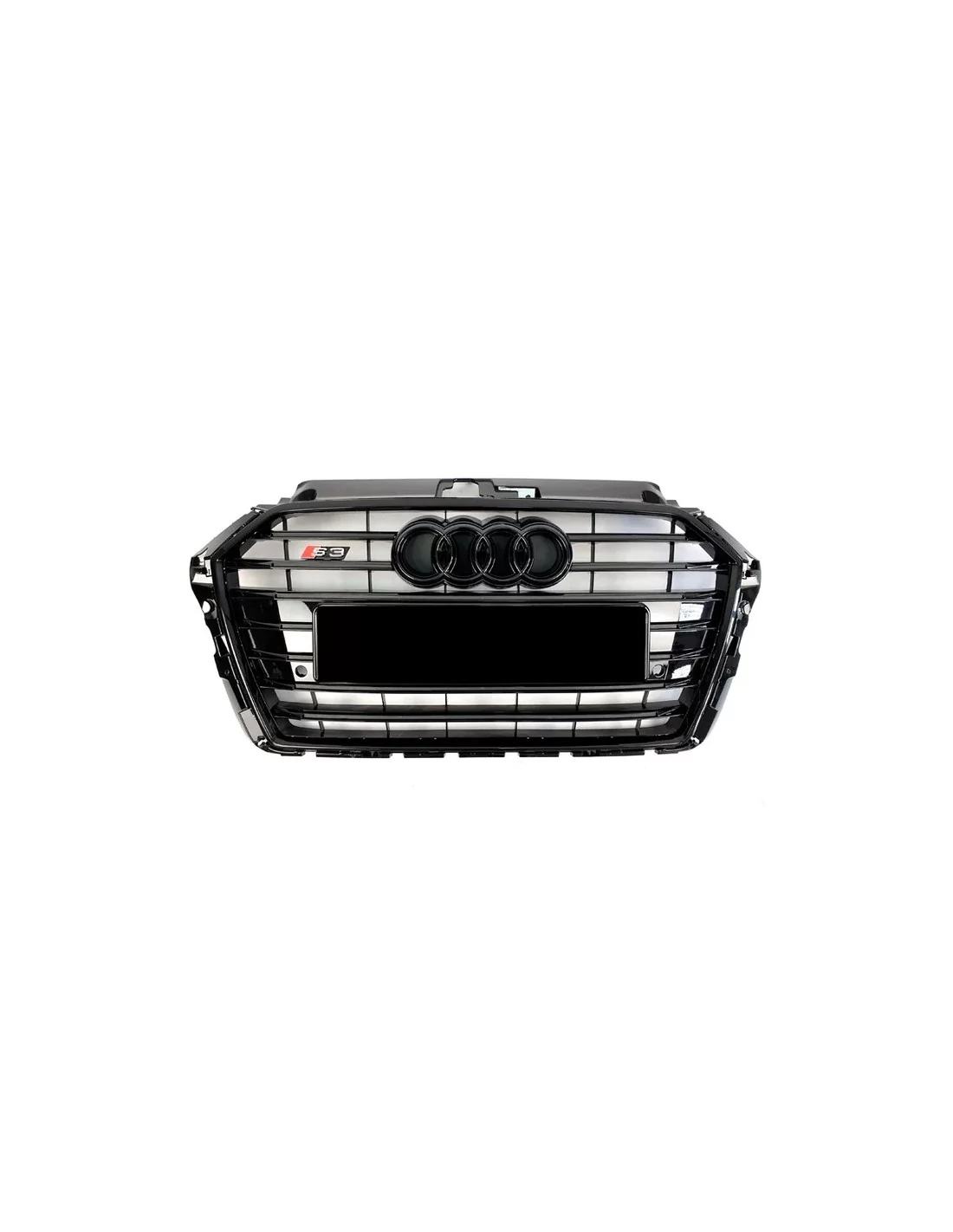  - Головна - Решітка радіатора Audi A3 2016-2020 в стилі S3 Black - 2 - Купуйте решітку радіатора Audi A3 2016-2020 в стилі S3 B
