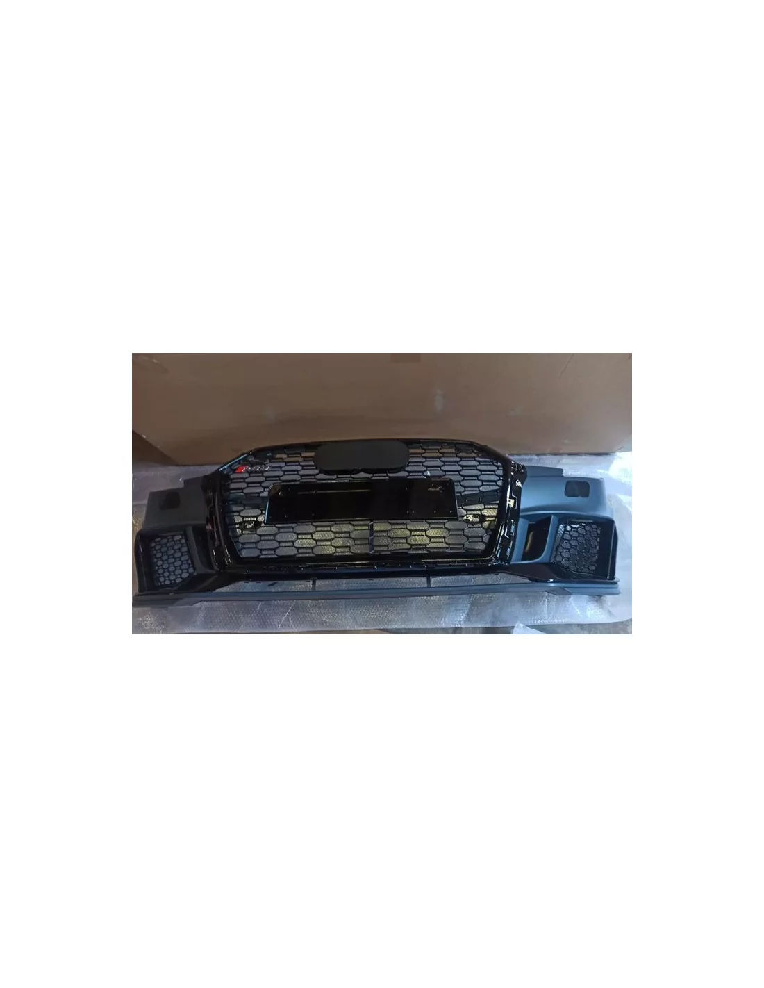  - Hem - Audi A3 2016-2020 stötfångare med grill i RS3 Black Quattro-stil - 17 - Köp Audi A3 2016-2020 Stötfångare med Grill i R