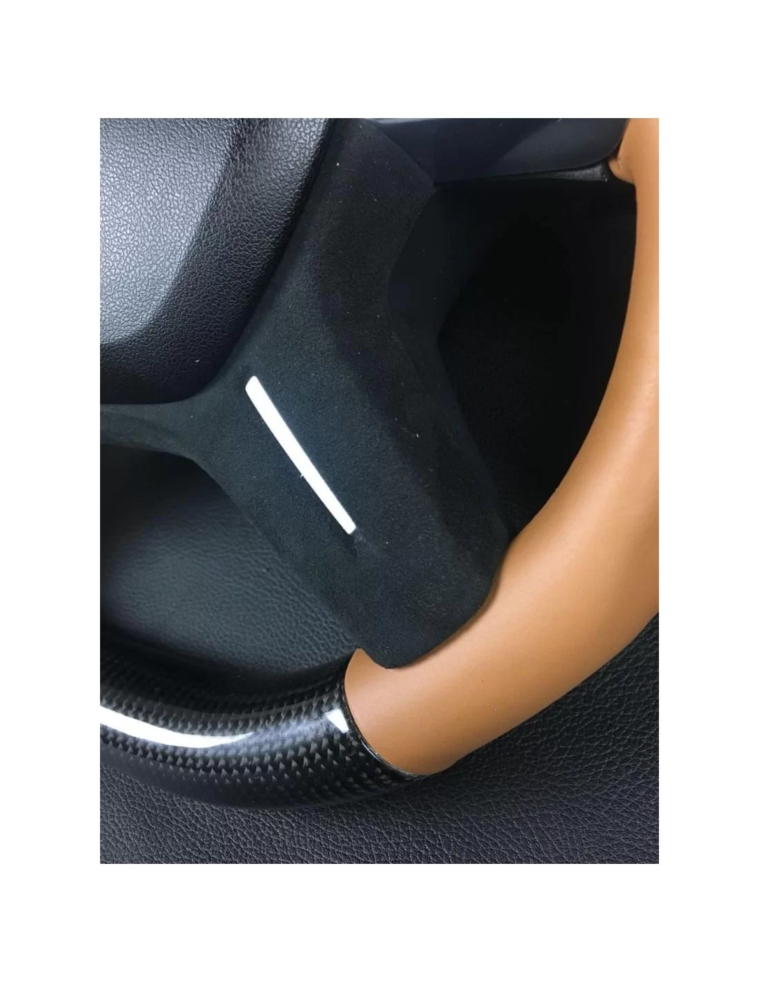  - Volante - Volante de fibra de carbono para Mercedes-Benz Clase G Clase E GL ML W463 W166 W212 Cuero - 11 - ¡Comprar Volante d
