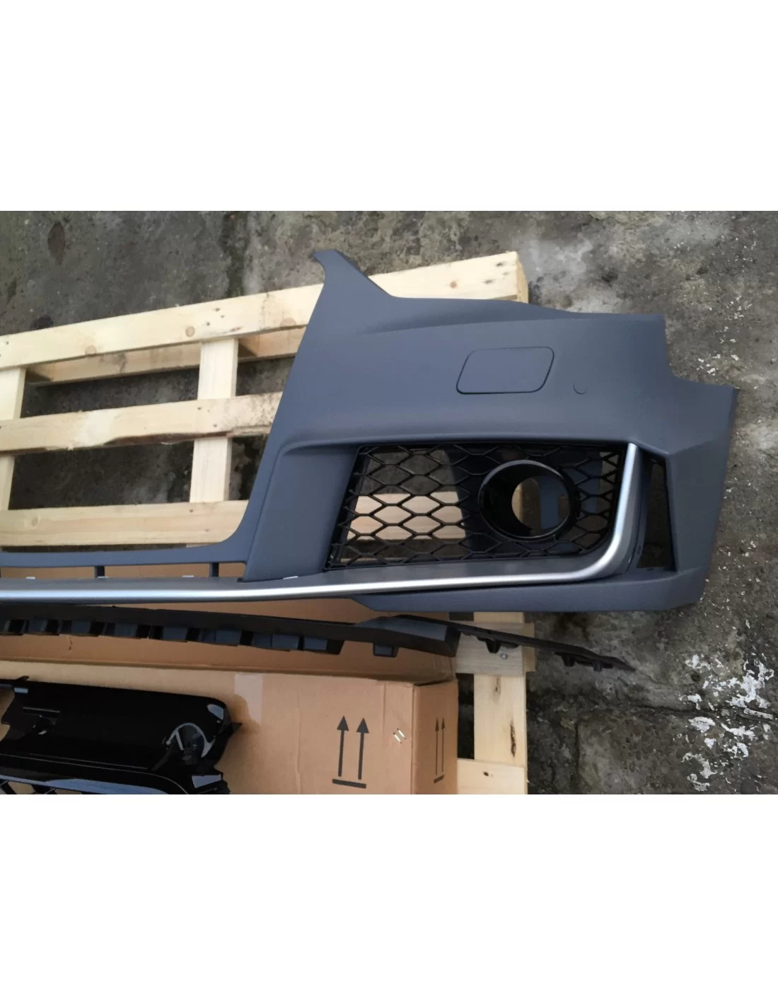 - Home - Audi A3 2012-2015 bumper with grille in RS3 Black Quattro style - 8 - Buy the Audi A3 2012-2015 Bumper with Grille in   - Home - Audi A3 2012-2015 bumper with grille in RS3 Black Quattro style - 8 - Buy the Audi A3 2012-2015 Bumper with Grille in