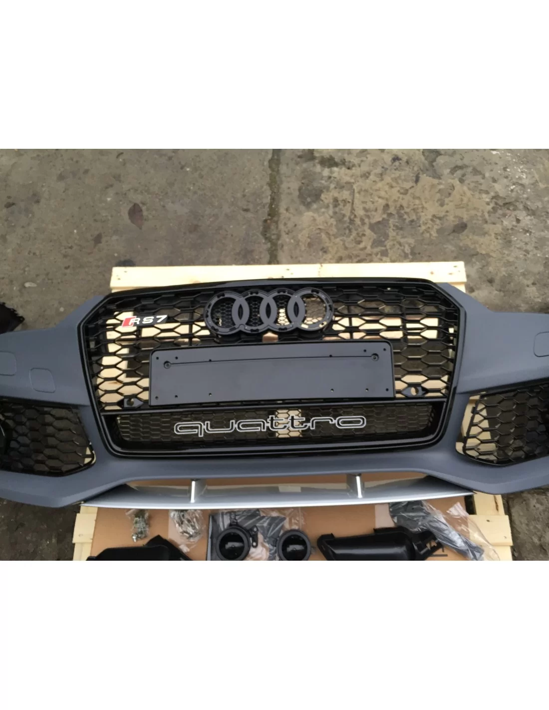 - Audi - Audi A7 4G 2014-2017 främre stötfångare stötfångare med grill RS7 optik - 4 - Förbättra din Audi A7 2014-2017 med en f  - Audi - Audi A7 4G 2014-2017 främre stötfångare stötfångare med grill RS7 optik - 4 - Förbättra din Audi A7 2014-2017 med en f