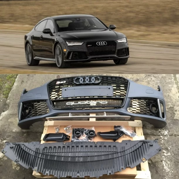  - Audi - Audi A7 4G 2014-2017 Frontstoßstange mit Kühlergrill RS7-Optik - 7 - Veredeln Sie Ihren Audi A7 2014-2017 mit einer Fr
