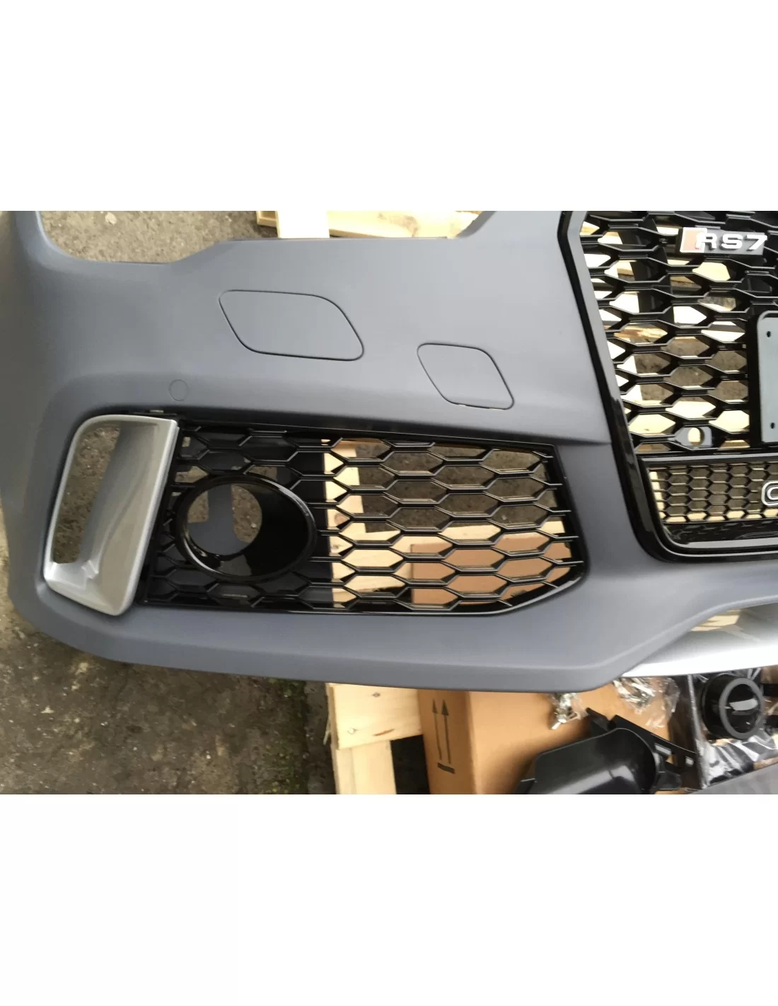 - Audi - Audi A7 4G 2014-2017 främre stötfångare stötfångare med grill RS7 optik - 10 - Förbättra din Audi A7 2014-2017 med en   - Audi - Audi A7 4G 2014-2017 främre stötfångare stötfångare med grill RS7 optik - 10 - Förbättra din Audi A7 2014-2017 med en