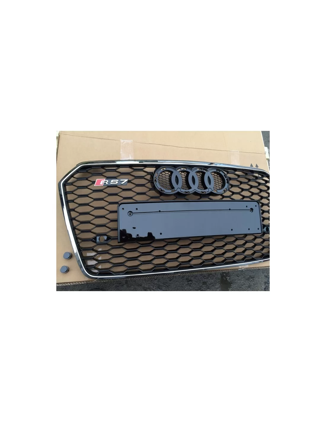 - Audi - Audi A7 2014-2017 para-choques dianteiro grade do radiador RS7 cromado olhar - 4 - Instale uma grelha de radiador de a - Audi - Audi A7 2014-2017 para-choques dianteiro grade do radiador RS7 cromado olhar - 4 - Instale uma grelha de radiador de a