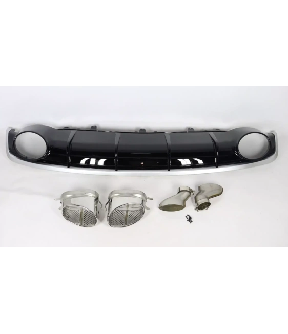 - Audi - Audi A7 S7 4G 2014-2017 S-Line rear bumper diffuser with exhaust trims RS7 Style - 2 - Upgrade your Audi A7 S7 2014-20  - Audi - Audi A7 S7 4G 2014-2017 S-Line rear bumper diffuser with exhaust trims RS7 Style - 2 - Upgrade your Audi A7 S7 2014-20