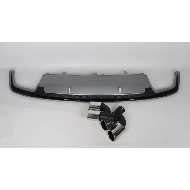  - Audi - per Audi A7 4G 2014-2017 diffusore paraurti posteriore con finiture di scarico stile S7 - 3 - Un aggiornamento sportiv