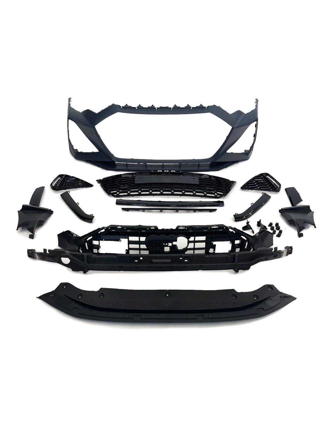  - Audi - 适用于奥迪 A6 C8 2018-2022 带 ACC 和 RS6 外观格栅的保险杠 - 4 - 为您的奥迪 A6 C8（2018+）换上光滑的 RS6 光学黑色后保险杠，打造动感、霸气的外观！⭐️
