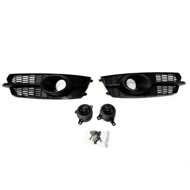  - Audi - SPIEGEL SCHEINWERFER GITTER AUDI A6 C7 2014-2018 Facelift RS6 Optik - 1 - Veredeln Sie die Front Ihres Audi A6 C7 (201
