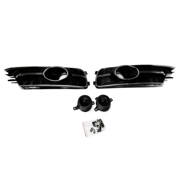  - Audi - Nebelscheinwerfergitter AUDI A6 C7 2014-2018 S-Line Stoßstange Chrom-Optik - 1 - Verleihen Sie Ihrem Audi A6 C7 (2014-