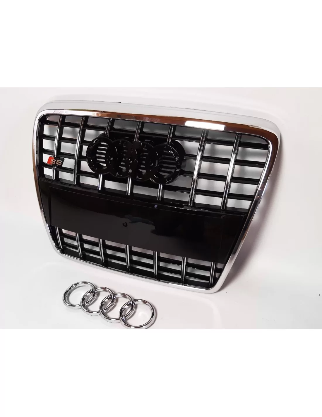  - Audi - Audi S6 BLACK främre stötfångare kylargrill för Audi A6 2008 - 2011 - 2 - Köp Audi S6 BLACK främre stötfångare kylargr