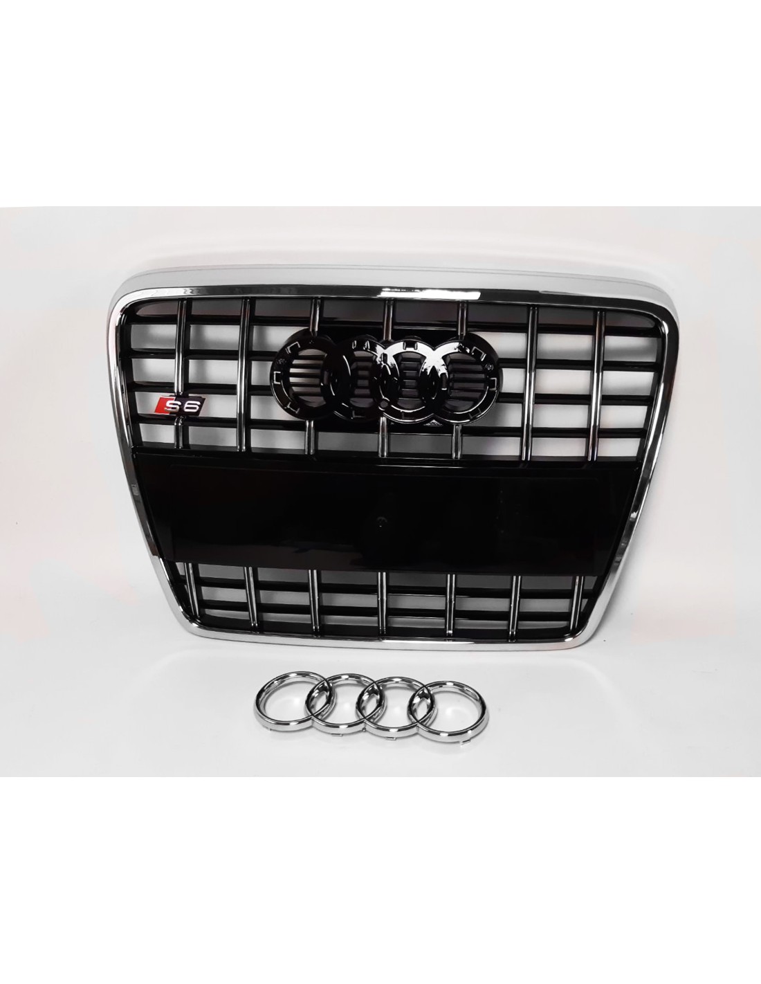  - Audi - 奥迪 S6 黑色前保险杠散热器格栅，适用于 2008 - 2011 年款奥迪 A6 - 1 - 在 Tuneverse 购买适用于奥迪 A6 2008-2011 的奥迪 S6 黑色前保险杠散热器格栅！用这款时尚的配件提升您车辆的风格！✨