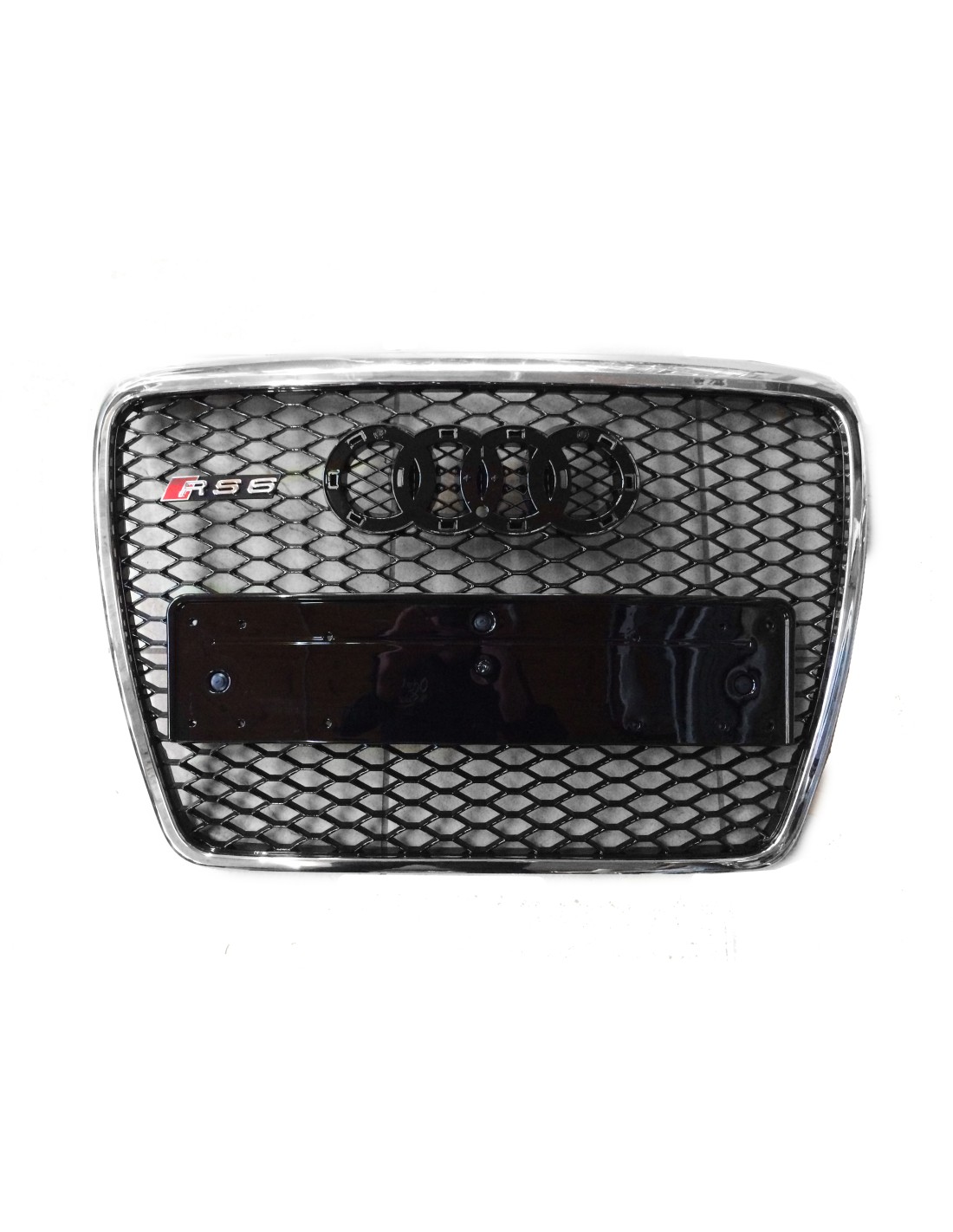  - Audi - Für Audi A6 C6 2004-2011 Kühlergrill Frontgrill in RS6 Chrom - 1 - Rüsten Sie Ihren Audi A6 C6 (2004-2011) mit einem v