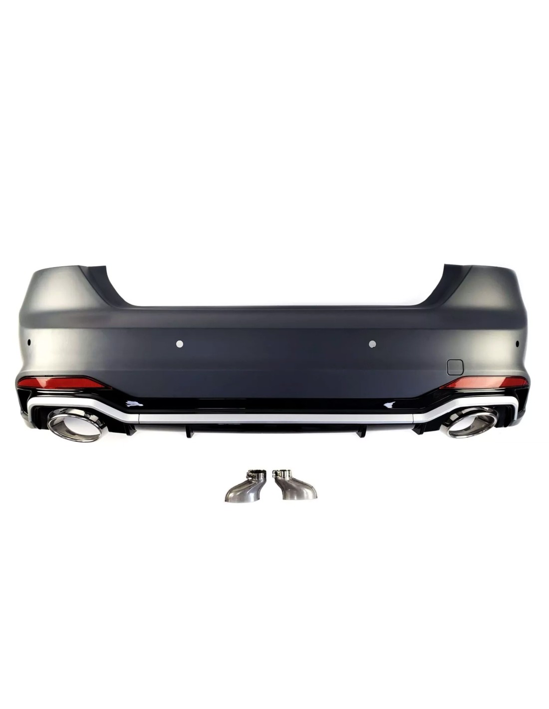 Per Audi A5 F5 2016-2020 paraurti posteriore con terminali di scarico RS5 look Audi, Audi A5 2016-2019 (F5) Audi